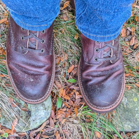 Red Wing Blacksmith in S.B. Foot Briar Oil Slick
