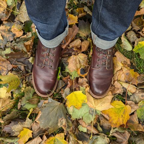 Red Wing Blacksmith in S.B. Foot Briar Oil Slick