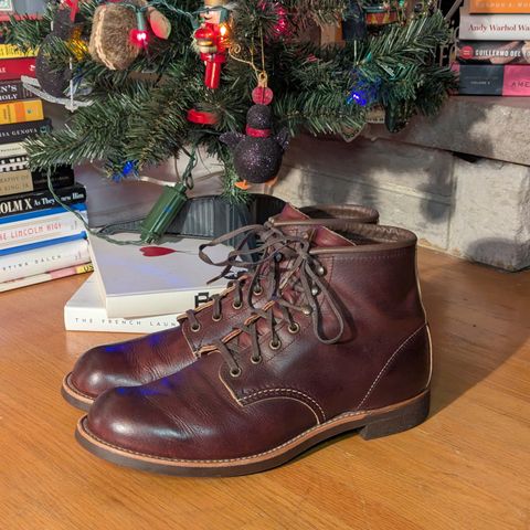 Red Wing Blacksmith in S.B. Foot Briar Oil Slick