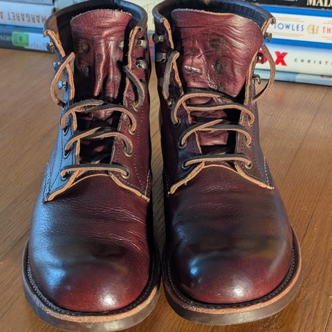 Red Wing Blacksmith in S.B. Foot Briar Oil Slick
