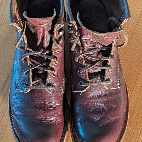 Red Wing Blacksmith in S.B. Foot Briar Oil Slick