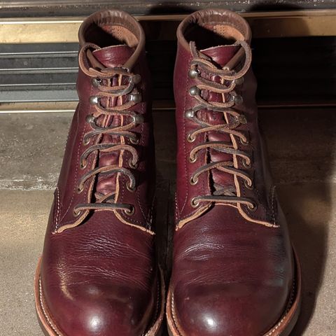 Red Wing Blacksmith in S.B. Foot Briar Oil Slick