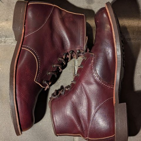Red Wing Blacksmith in S.B. Foot Briar Oil Slick