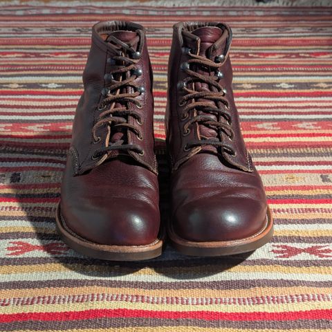 Red Wing Blacksmith in S.B. Foot Briar Oil Slick