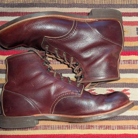 Red Wing Blacksmith in S.B. Foot Briar Oil Slick