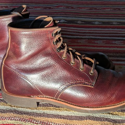 Red Wing Blacksmith in S.B. Foot Briar Oil Slick