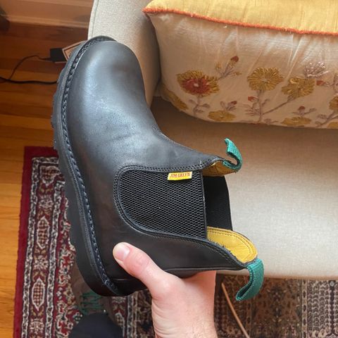 Jim Green Stockman in Black Full Grain