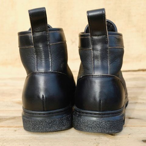 GORAL x Rose Anvil Muggs in Horween Black Chromexcel & Shearling