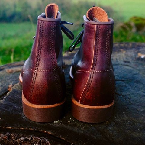 Red Wing Blacksmith in S.B. Foot Briar Oil Slick