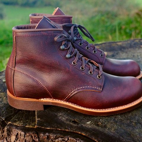 Red Wing Blacksmith in S.B. Foot Briar Oil Slick
