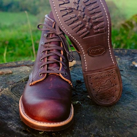 Red Wing Blacksmith in S.B. Foot Briar Oil Slick