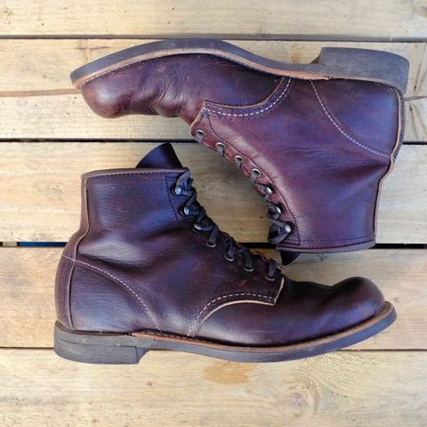 Red Wing Blacksmith in S.B. Foot Briar Oil Slick