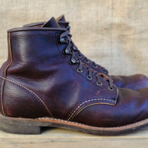 Red Wing Blacksmith in S.B. Foot Briar Oil Slick