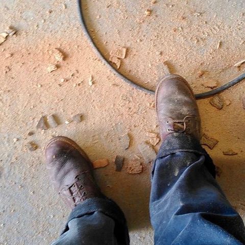 Red Wing Blacksmith in S.B. Foot Briar Oil Slick