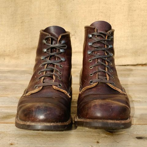 Red Wing Blacksmith in S.B. Foot Briar Oil Slick