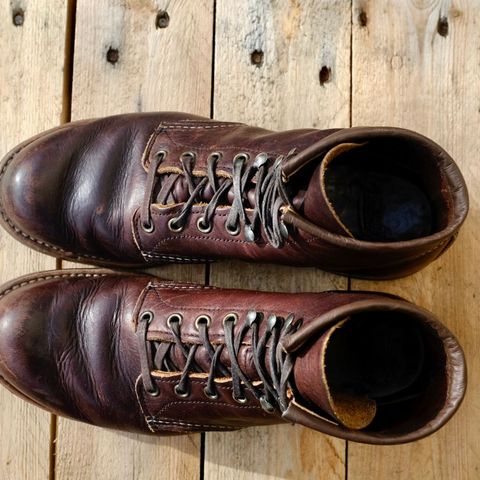 Red Wing Blacksmith in S.B. Foot Briar Oil Slick