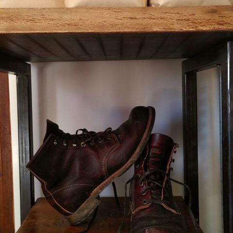 Red Wing Blacksmith in S.B. Foot Briar Oil Slick
