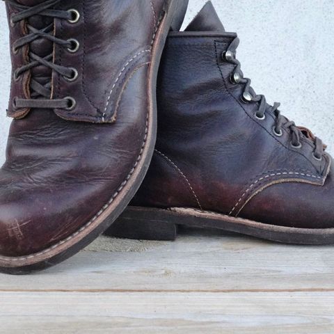 Red Wing Blacksmith in S.B. Foot Briar Oil Slick