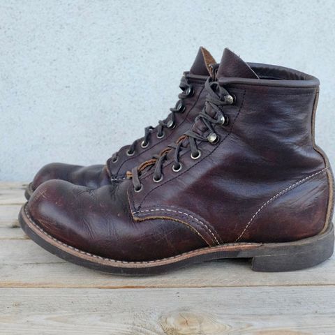 Red Wing Blacksmith in S.B. Foot Briar Oil Slick