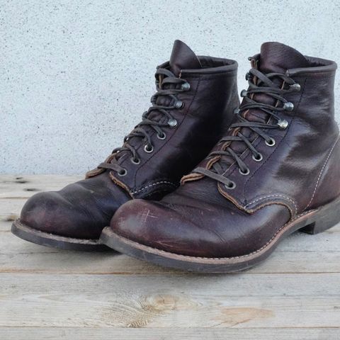 Red Wing Blacksmith in S.B. Foot Briar Oil Slick