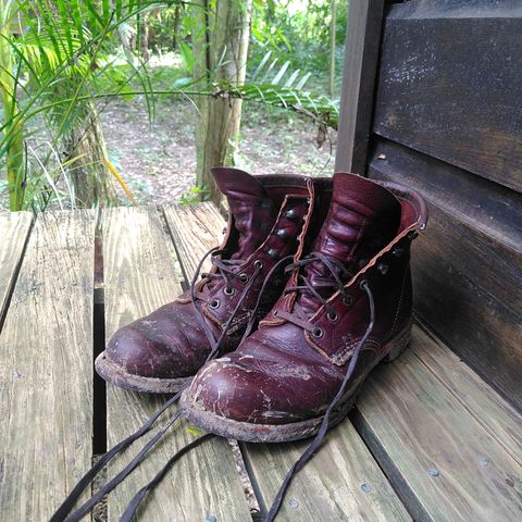 Red Wing Blacksmith in S.B. Foot Briar Oil Slick