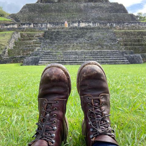 Red Wing Blacksmith in S.B. Foot Briar Oil Slick