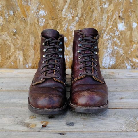 Red Wing Blacksmith in S.B. Foot Briar Oil Slick