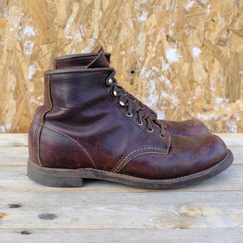 Red Wing Blacksmith in S.B. Foot Briar Oil Slick
