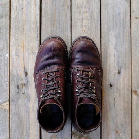 Red Wing Blacksmith in S.B. Foot Briar Oil Slick