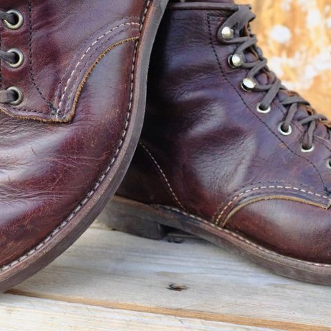 Red Wing Blacksmith in S.B. Foot Briar Oil Slick