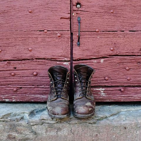Red Wing Blacksmith in S.B. Foot Briar Oil Slick
