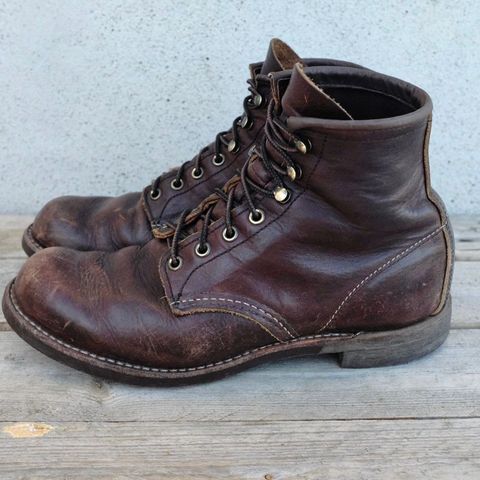 Red Wing Blacksmith in S.B. Foot Briar Oil Slick