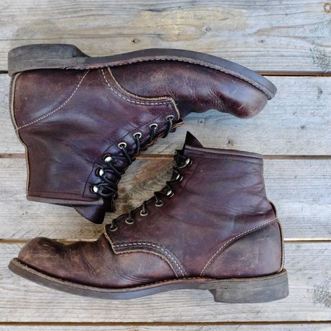 Red Wing Blacksmith in S.B. Foot Briar Oil Slick