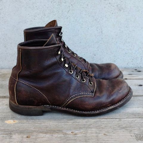 Red Wing Blacksmith in S.B. Foot Briar Oil Slick