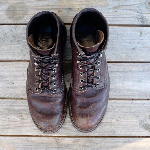 Red Wing Blacksmith in S.B. Foot Briar Oil Slick