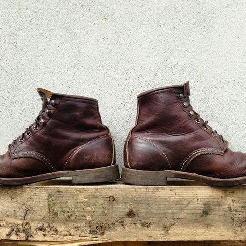 Red Wing Blacksmith in S.B. Foot Briar Oil Slick