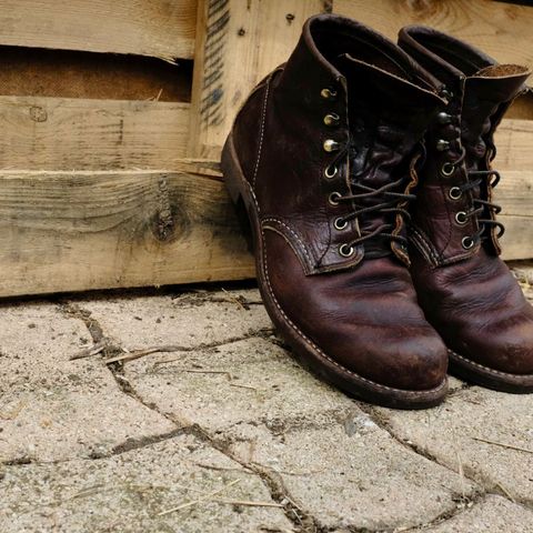 Red Wing Blacksmith in S.B. Foot Briar Oil Slick