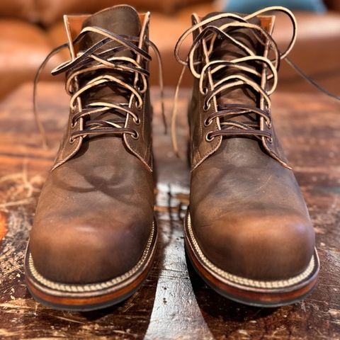 View photo of Viberg Service Boot in Horween Golden Brown Predator