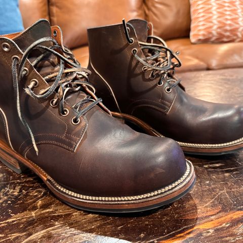 View photo of Viberg Service Boot in Horween Golden Brown Predator