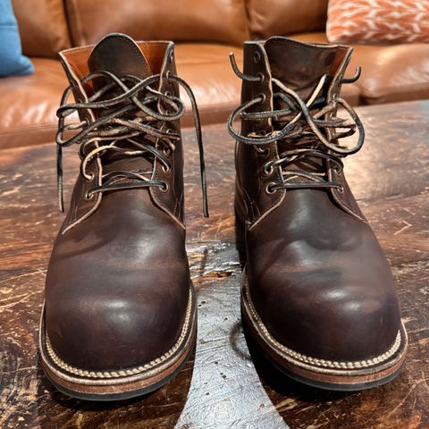 View photo of Viberg Service Boot in Horween Golden Brown Predator