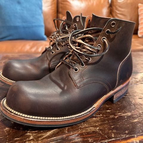 View photo of Viberg Service Boot in Horween Golden Brown Predator