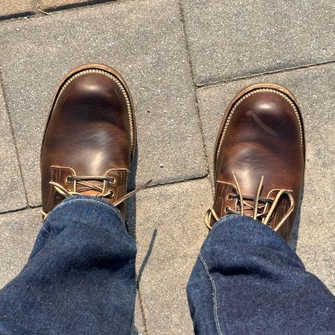 View photo of Viberg Service Boot in Horween Golden Brown Predator