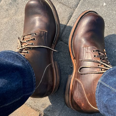 View photo of Viberg Service Boot in Horween Golden Brown Predator