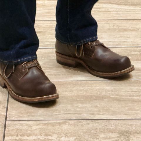 View photo of Viberg Service Boot in Horween Golden Brown Predator