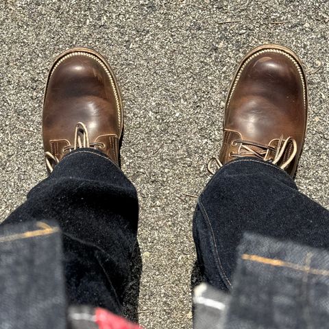 View photo of Viberg Service Boot in Horween Golden Brown Predator