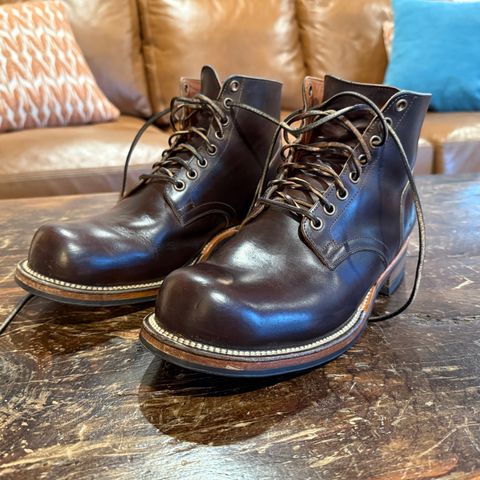 View photo of Viberg Service Boot in Horween Golden Brown Predator