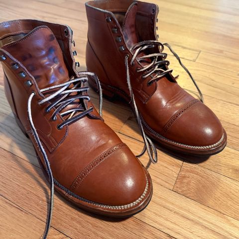 Viberg Service Boot in MARYAM CUOIO VACHETTA LUCIDA