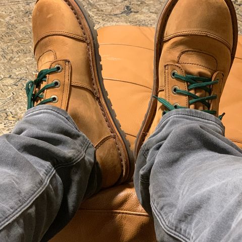 Jim Green African Ranger Barefoot Boot in Fudge Crazy Horse