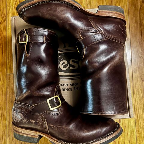 Wesco Boss Engineer Boot in Maryam Muschio Horsebutt