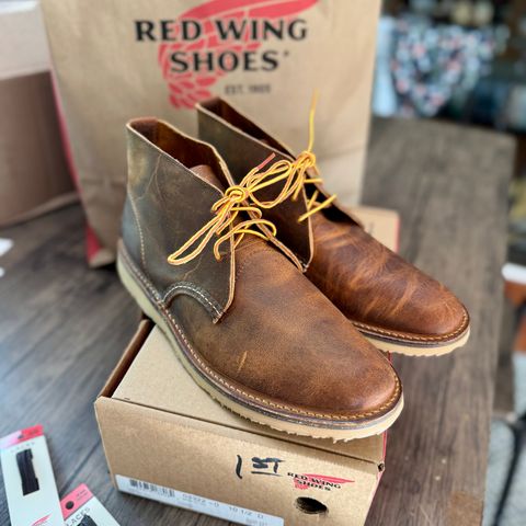 Red Wing Weekender Chukka in S.B. Foot Copper Rough and Tough